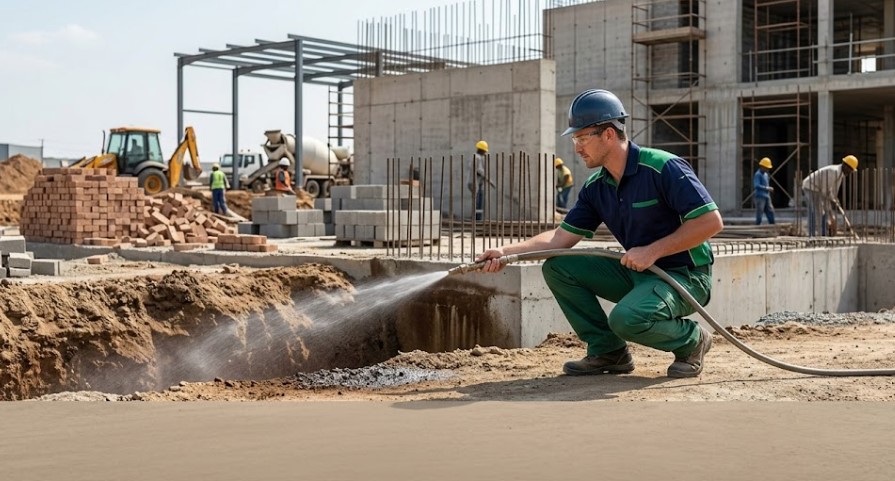 Pre Construction Termite Treatment Sialkot Construction Site